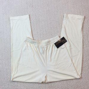 NWT Ivory Pull-on Stretch Pants Medium